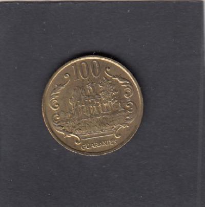 Beschrijving: 100 Guaranies  J.DIAZ